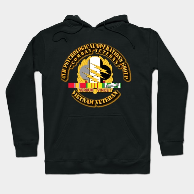 4th Psychological Operations Group with SVC Ribbon Hoodie by twix123844